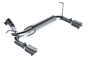 2007-18 Jeep Wrangler JK MBRP T409 Stainless Steel Pro Series 2.5in Axle Back Exhaust System - Dual Rear Exit