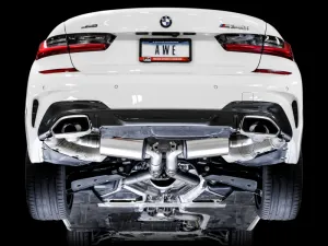 AWE Tuning 2019  BMW M340i (G20) Resonated Touring Edition Exhaust (Use OE Tips)