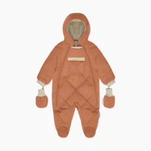 Benji Snowsuit Bebe, Quilted - Spice (6-12M)