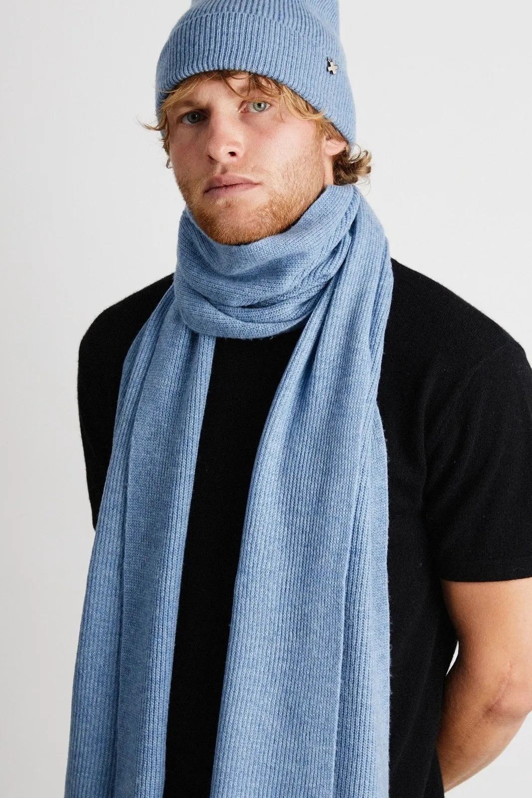   Beryll Cashmere Scarf | Sky Blue