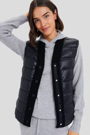 Black Colwyn Combo Boxy Gilet