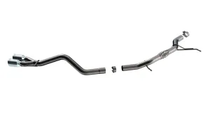 BORLA 140938 Cat-Back Exhaust System S-TYPE 2.50", S TIP 3.50" Bright Chrome, T-304 Stainless Steel for FORD Maverick 2.0L 2022-2023