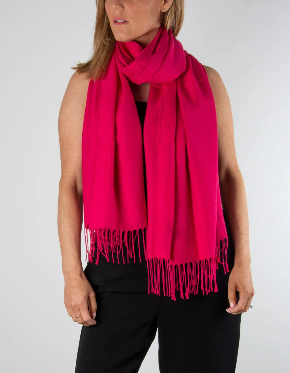 Cherry Red Pashmina