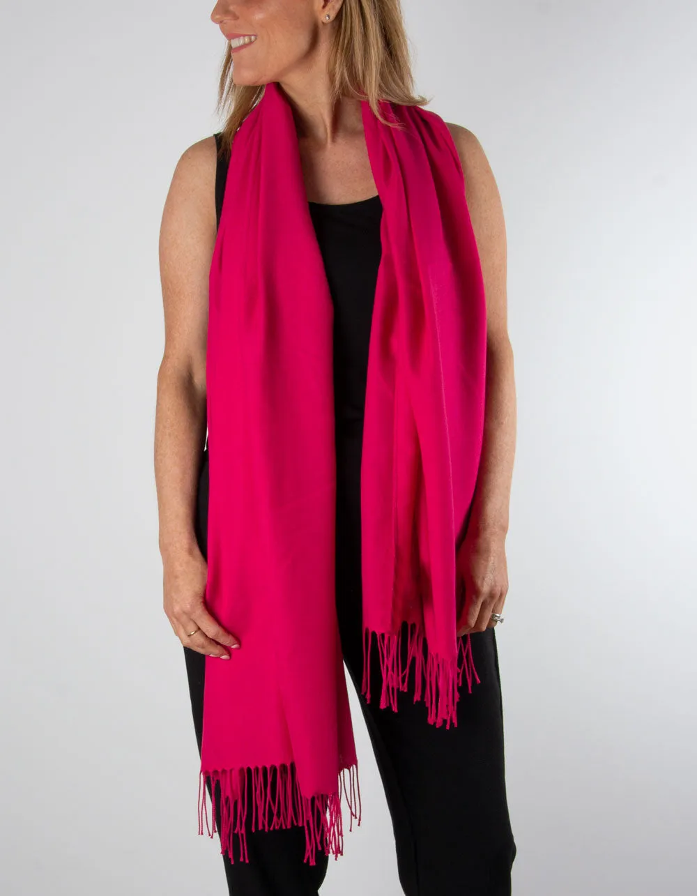 Cherry Red Pashmina