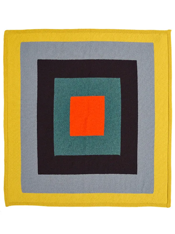 Concentric Square Neckerchief Multicolour