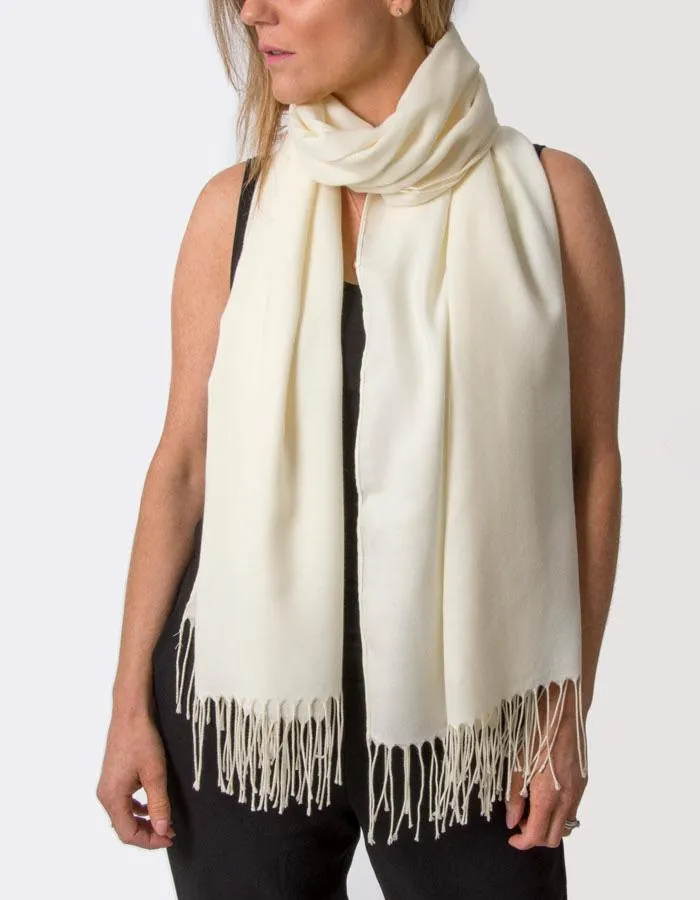 Cream Pashmina