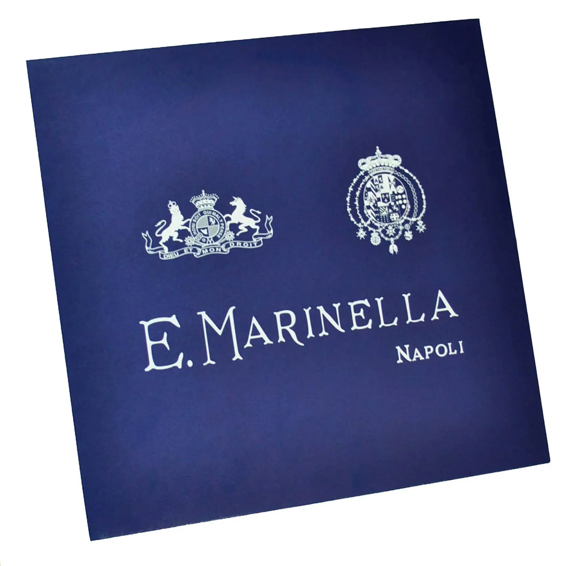 E. Marinella Scarf Black Pink Red Lucky Horn & Pulcinella Mask - Twill Silk Foulard