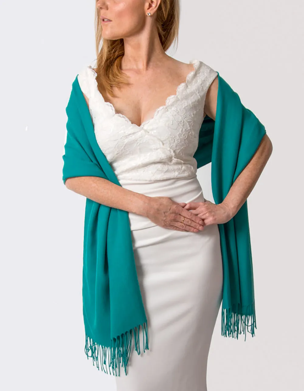 Emerald Green Wedding Pashmina