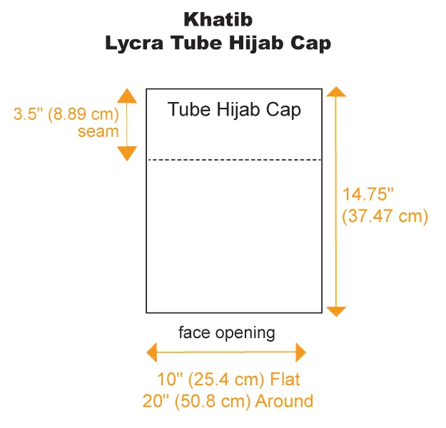 Khatib LYCRA Tube Underscarf Hijab Cap