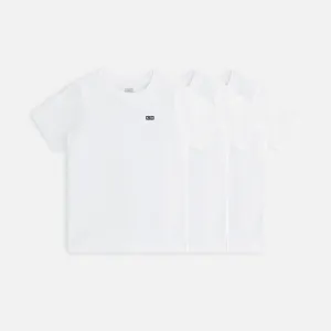 Kith Kids 3-Pack Tees - White