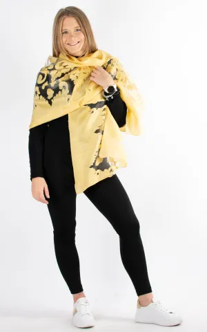 Lace Shawl | Mustard Yellow