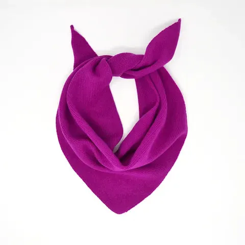 Lambswool Neckerchief in Petunia