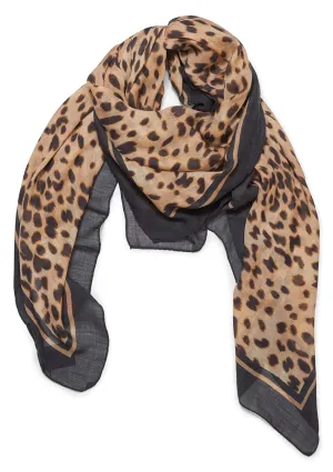 Leopard Cashmere Shawl