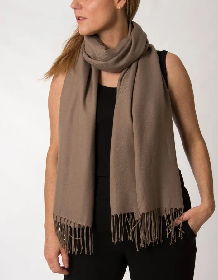 Light Brown Pashmina