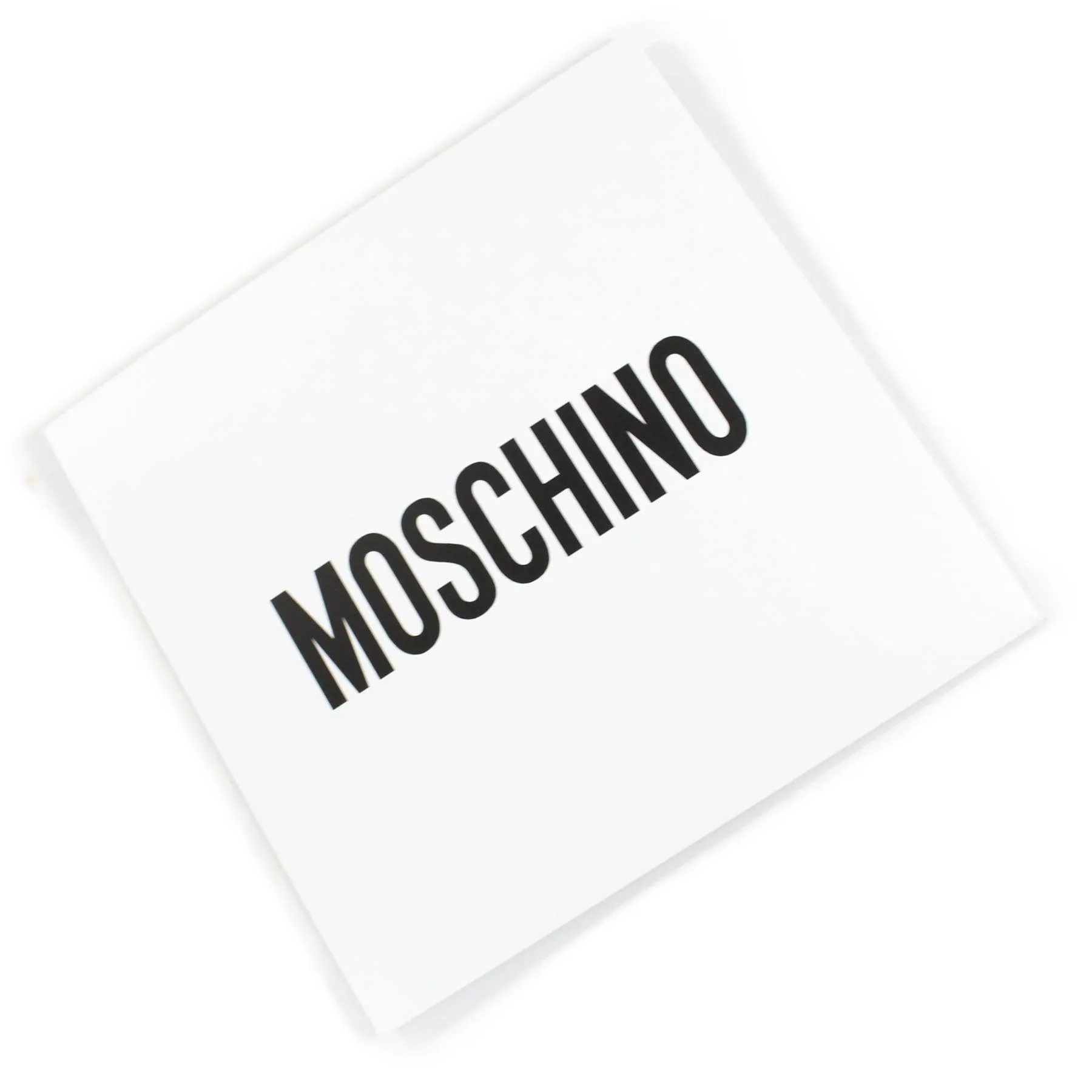 Moschino Scarf Black Pattern - Square Silk Foulard