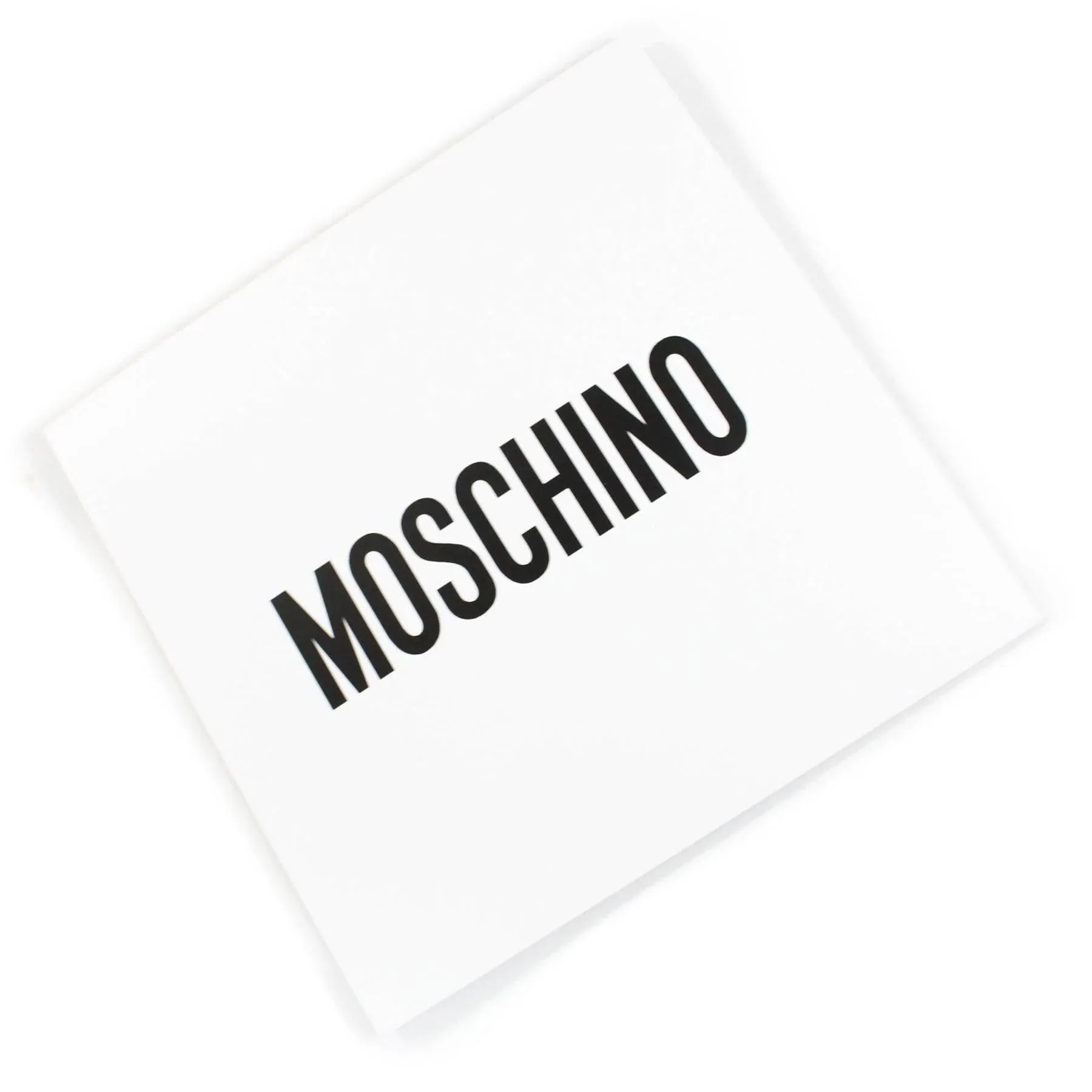 Moschino Scarf Black White Gold - Square Silk Foulard - 2024 Collection