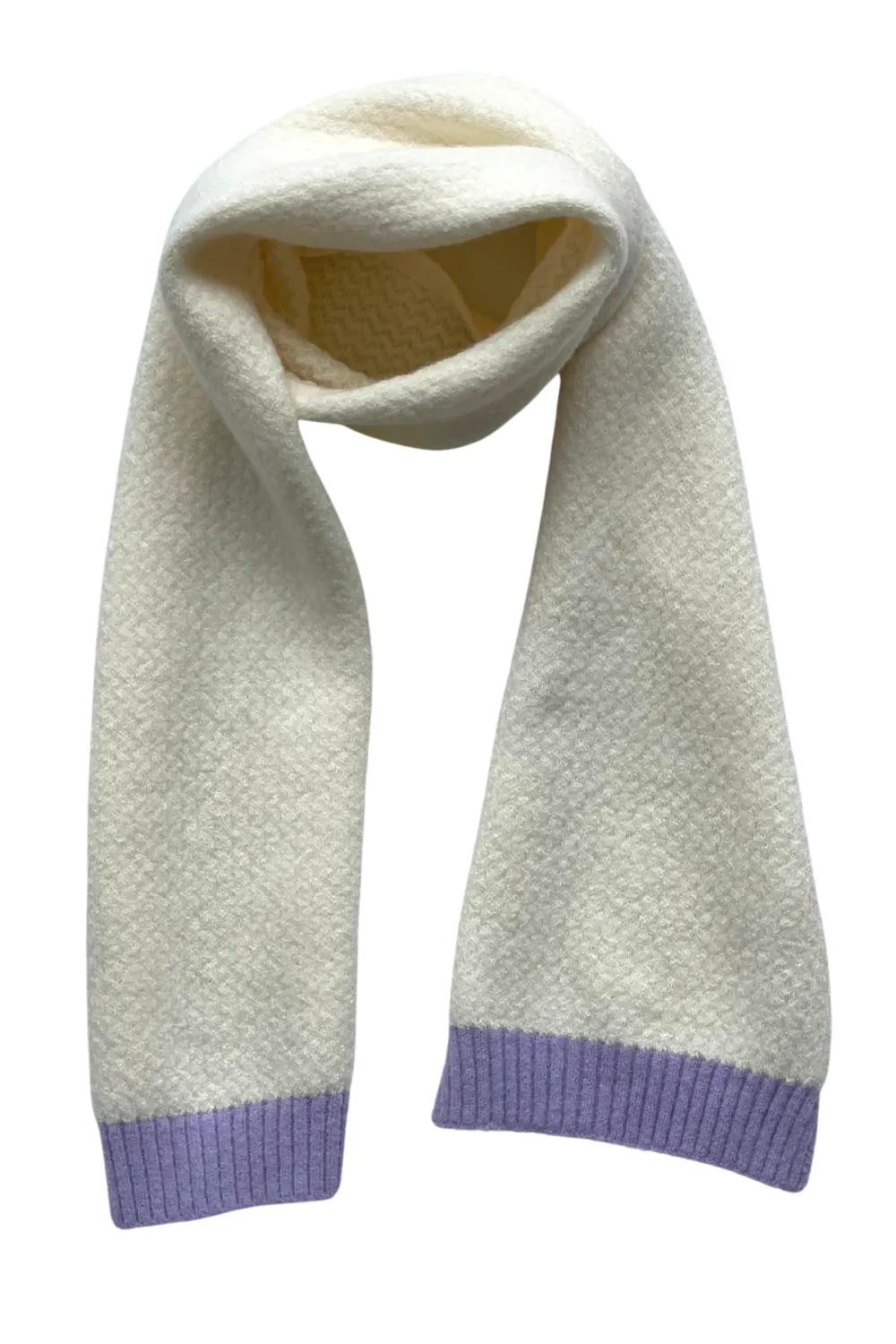 Mosk - Lily scarf - cream and lilac