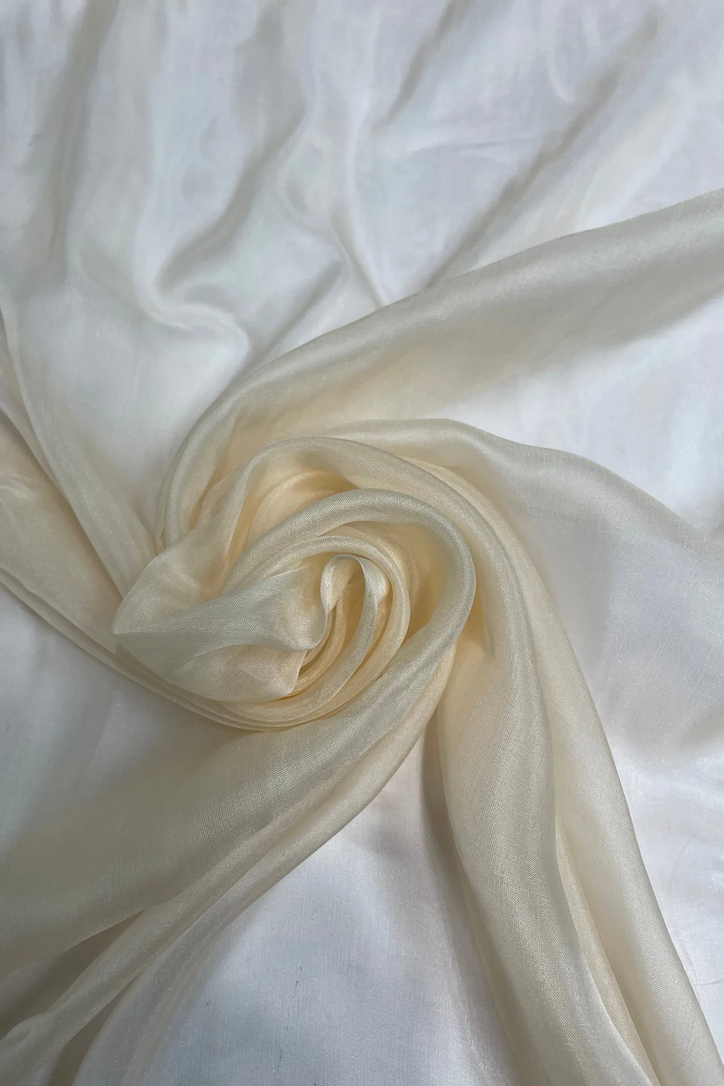 Mother of Pearl Silk Chiffon