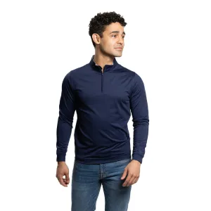 Performance Quarter Zips - Navy