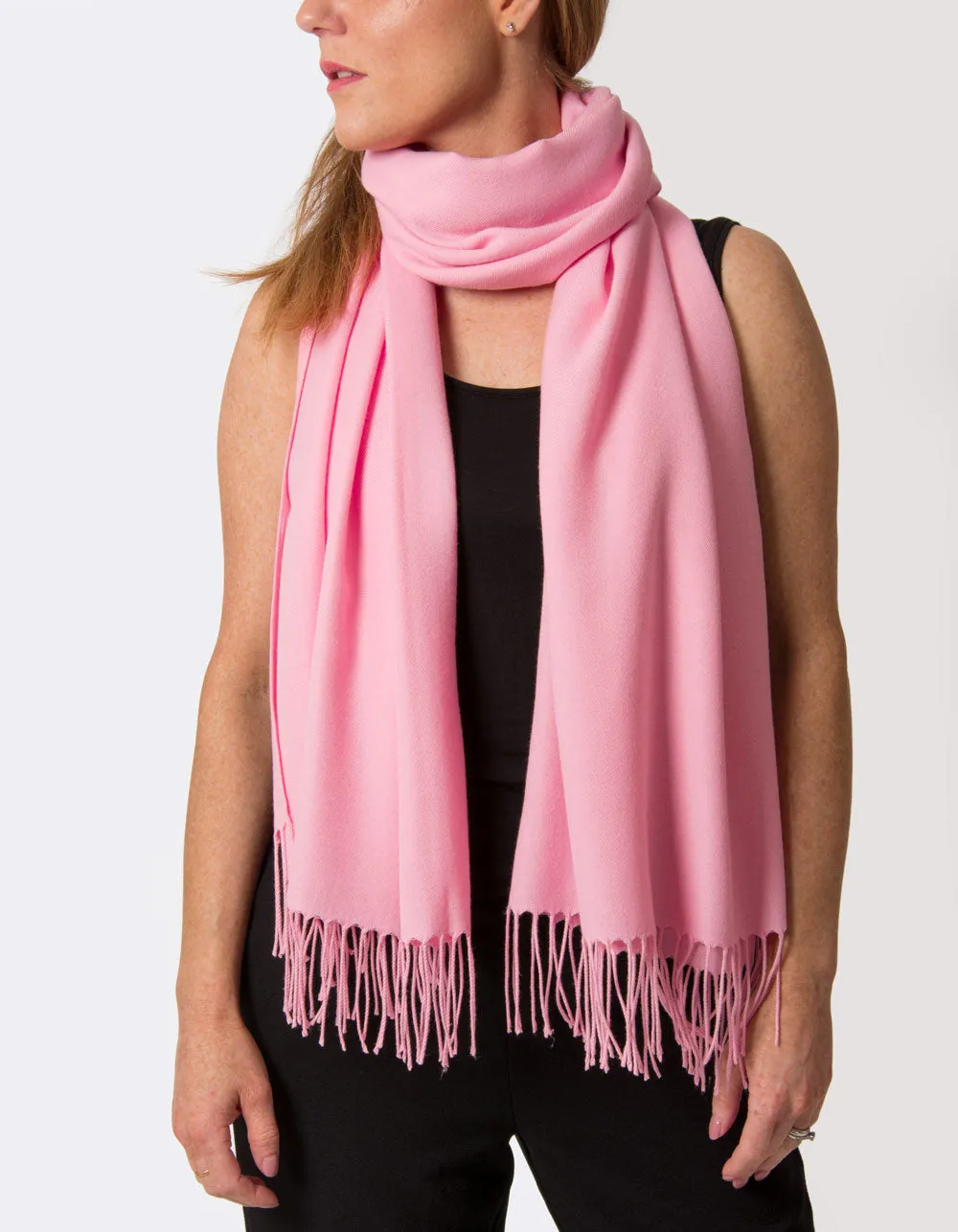 Pink Lady Pashmina Shawl Wrap Scarf