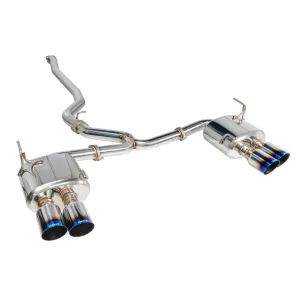 Remark 15-21 Subaru WRX/STi 4in Quad Cat-Back Exhaust Titanium Stainless Non-Resonated (remRK-C4076S-01T)