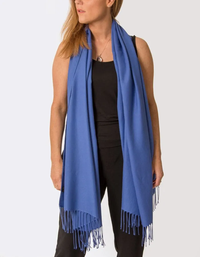 SECONDS Royal Blue Pashmina