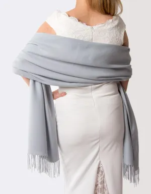 Silver Wedding Pashmina